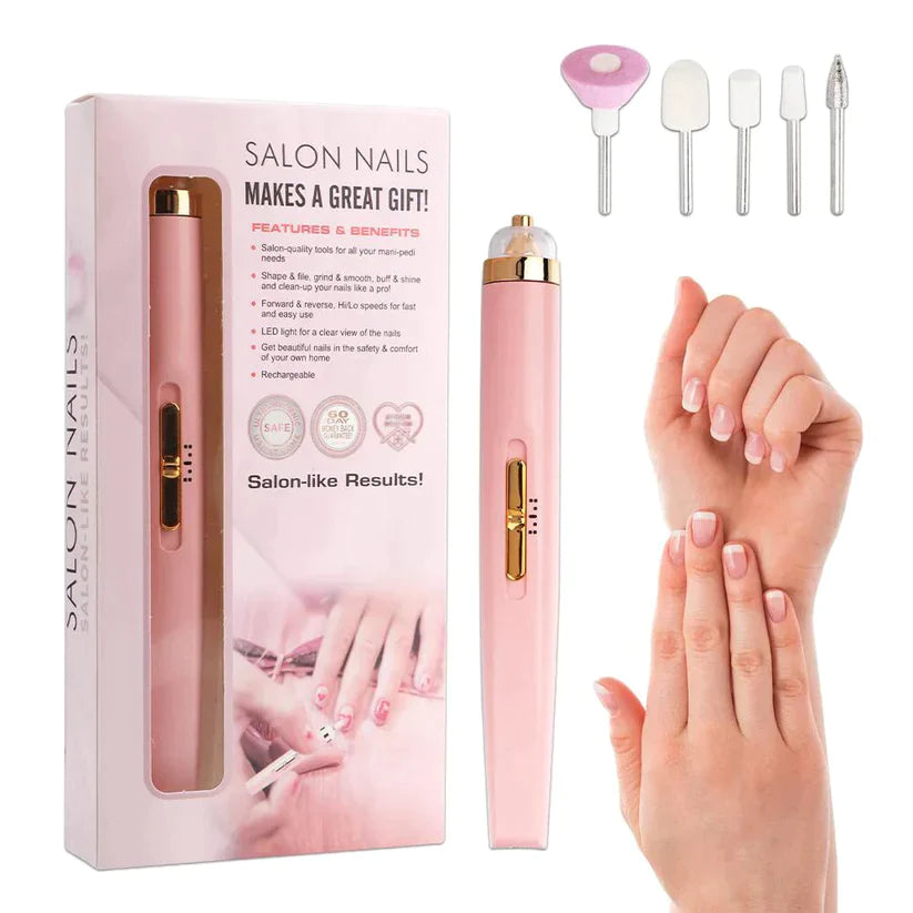 Rechargeable Flawless Salon Nail Finishing