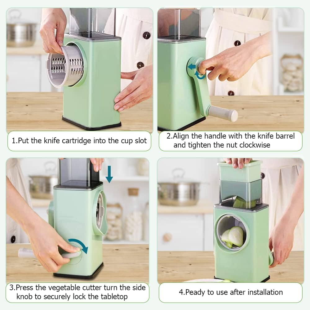 Multifunctional Rotary Vegetable Cutter