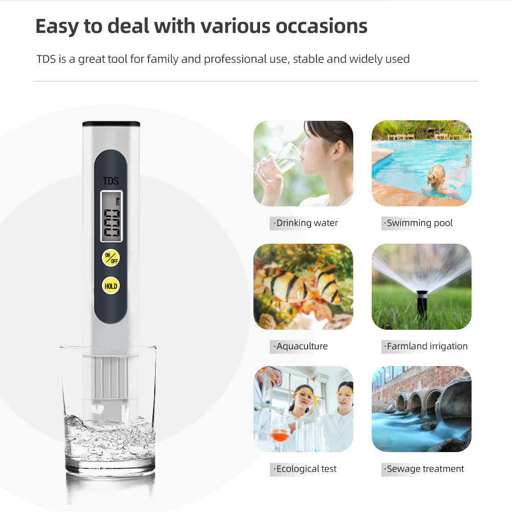 TDS Meter Digital Water Quality Tester