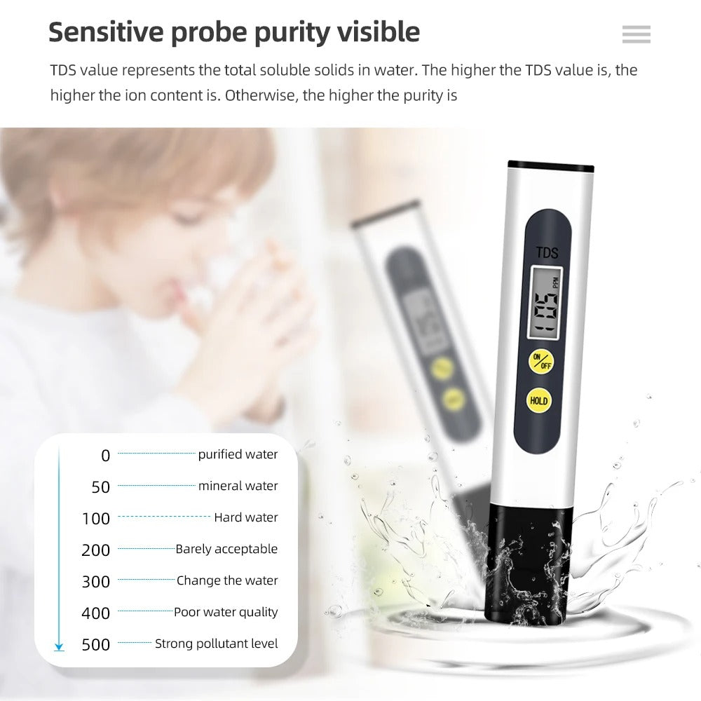 TDS Meter Digital Water Quality Tester