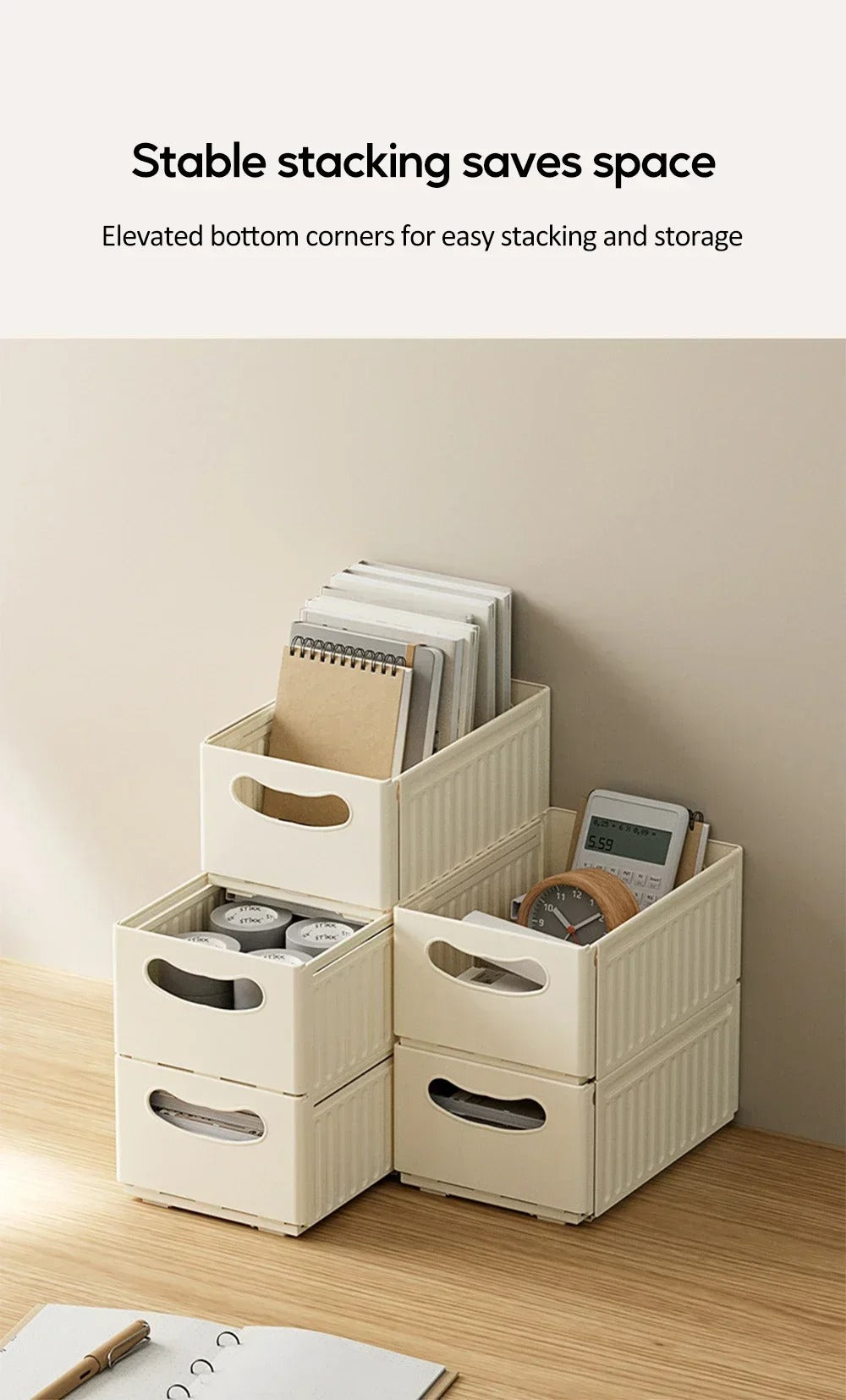 Telescopic Organizer Storage Box - Expandable Storage Solution for Every Space