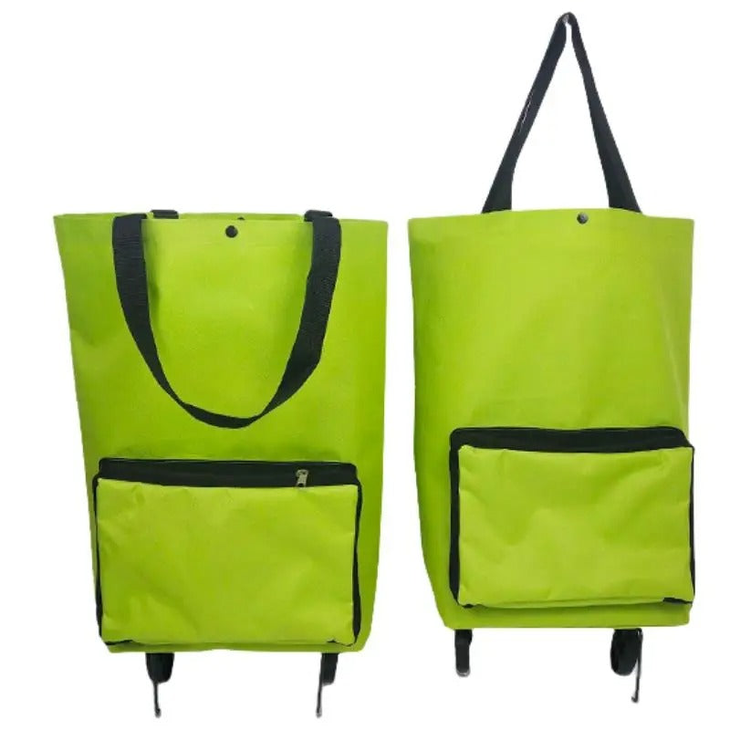 New Foldable Shopping Bag with Wheels Mix/Random Colors