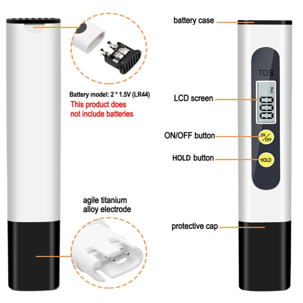 TDS Meter Digital Water Quality Tester