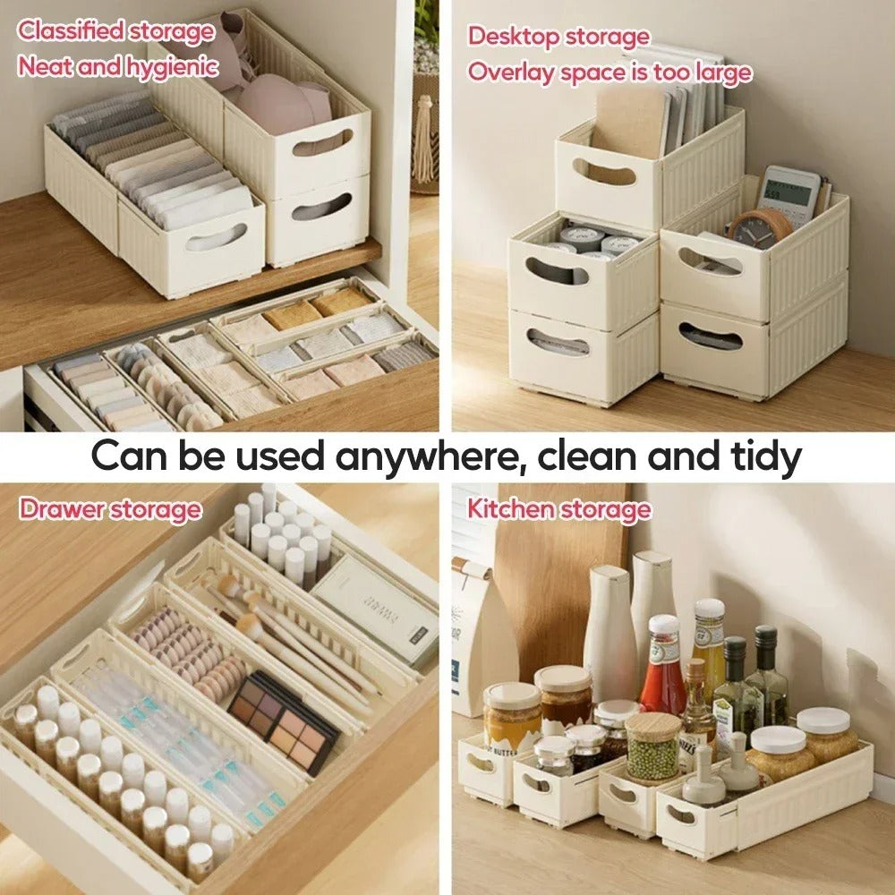 Telescopic Organizer Storage Box - Expandable Storage Solution for Every Space