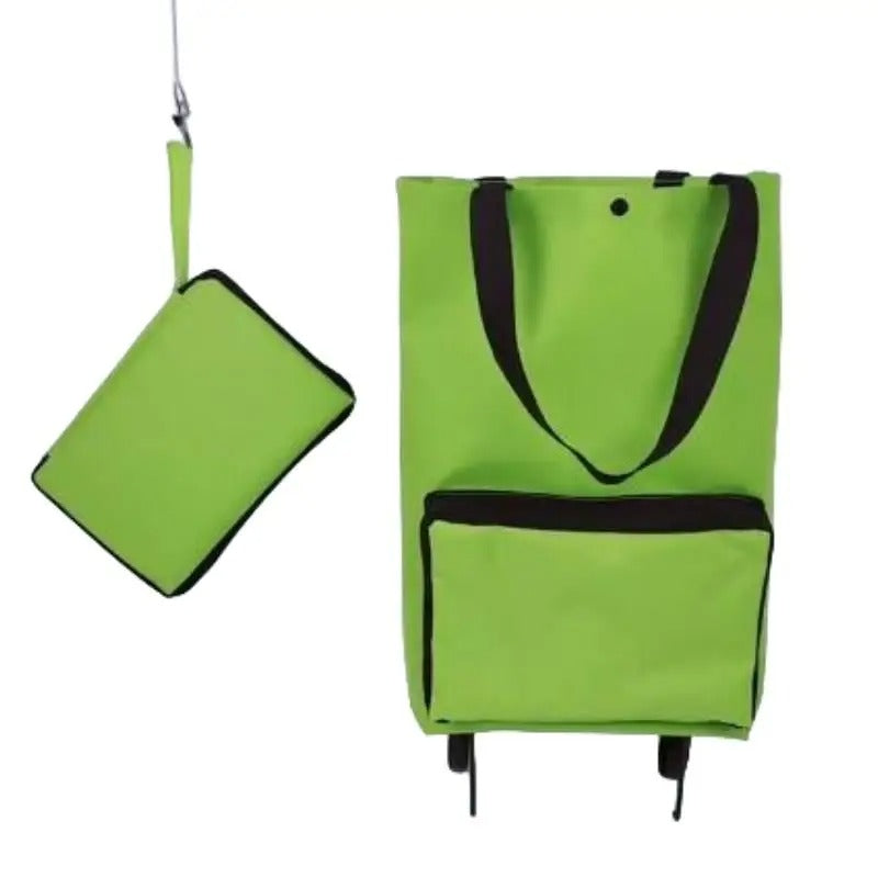 New Foldable Shopping Bag with Wheels Mix/Random Colors