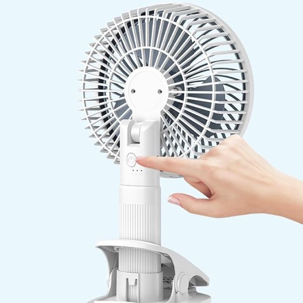 New Portable 3 Gears Rechargeable Desktop Fan