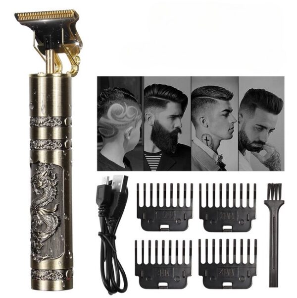 VinTage T9 Hair Trimmer Metal Body Dragon